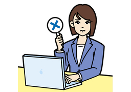 go wrongのイラスト